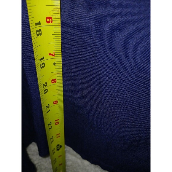 Free People Navy Blue Sheer Long Flowy Tank Top with Adjustable Straps Small - Picture 8 of 8